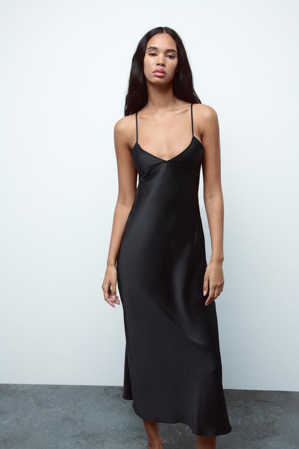 Satin Slip Dress