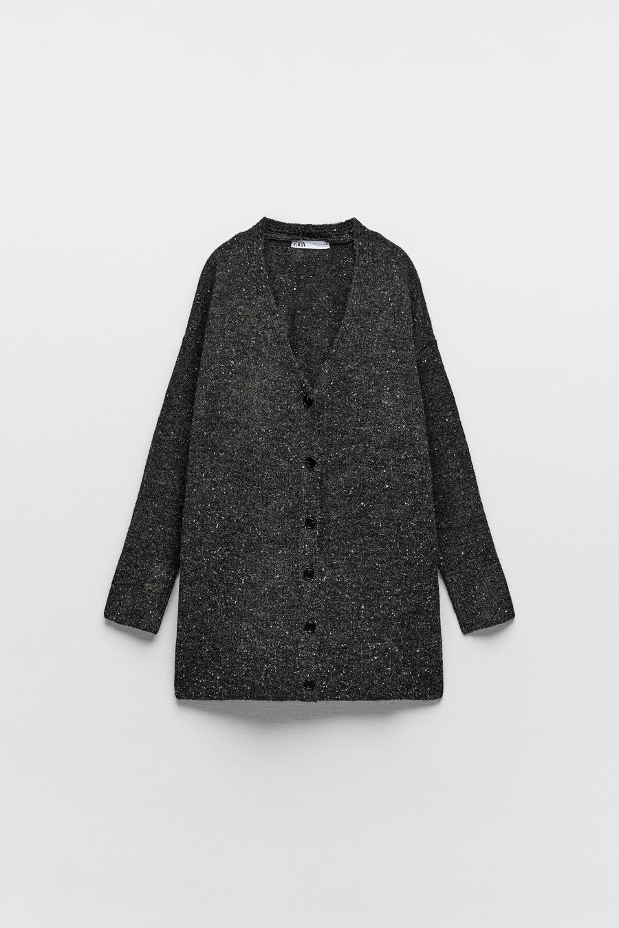 Buttoned Up Grey Cardigan