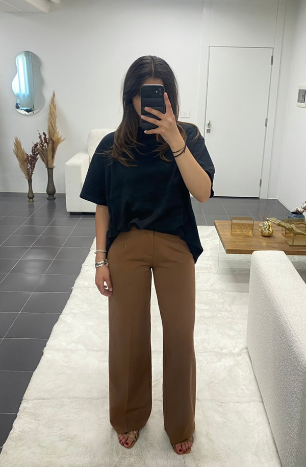 Brown Wide Trousers