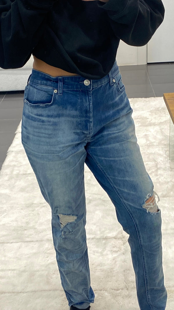Ripped Design Jeans