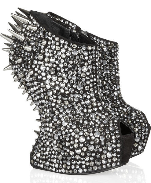 Rhinestones Embedded Heels