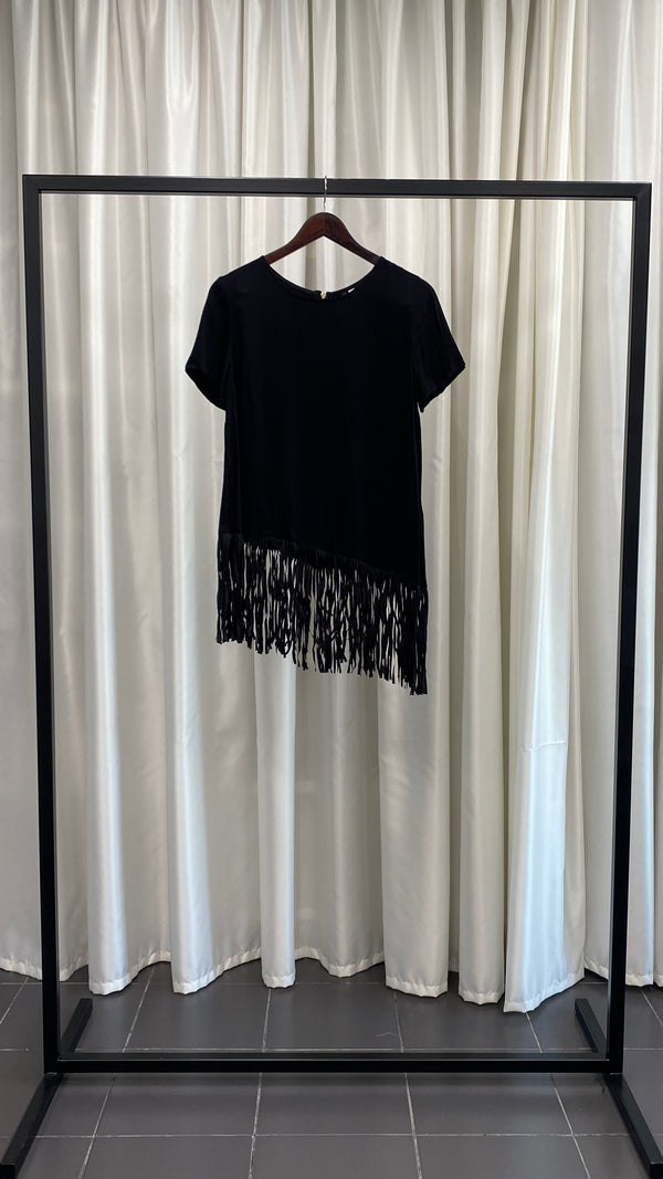 Fringed Asymmetrical Top