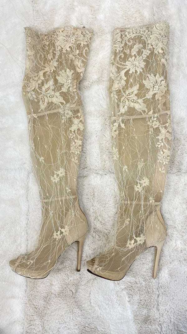 Lace Detail Heels
