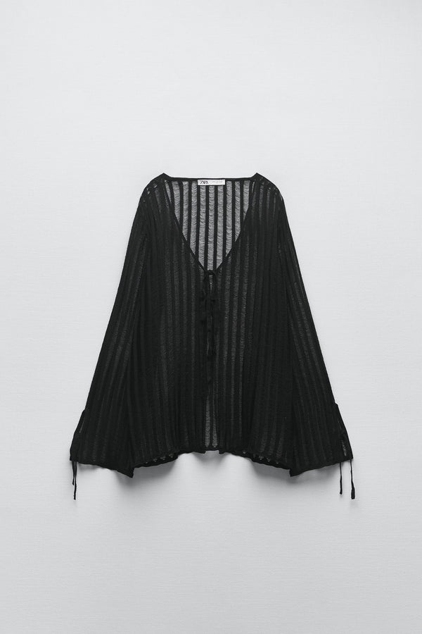 Sheer Knit Jacket