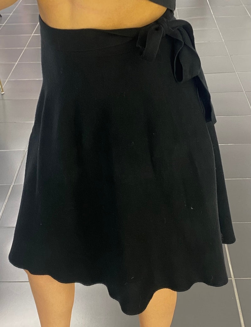 Knit Wrap Up Skirt
