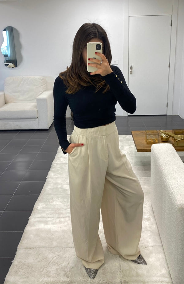 Full Length Beige Trousers