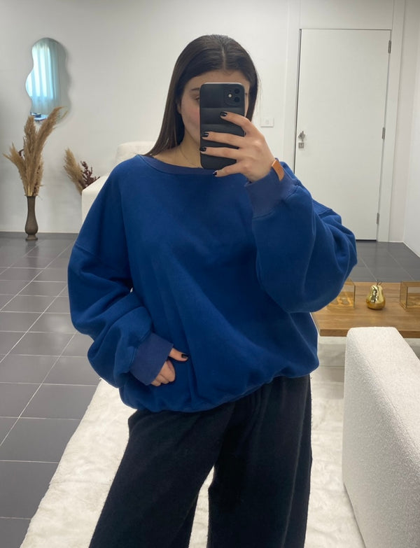 Oversized Sweater In Blue