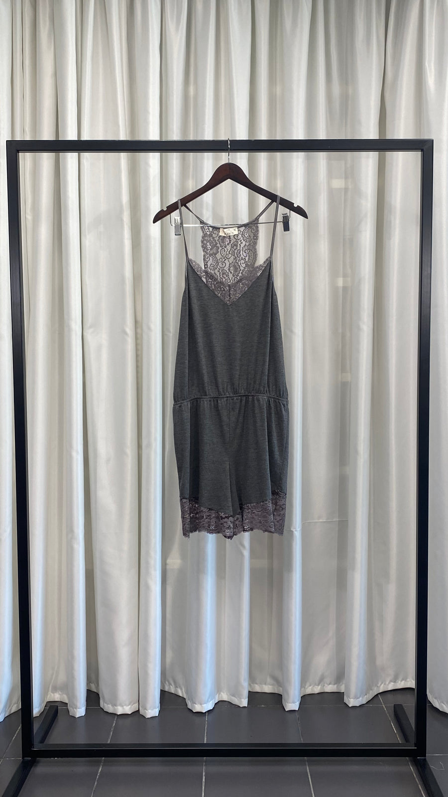 Lace Sleepwear Jumpsuit