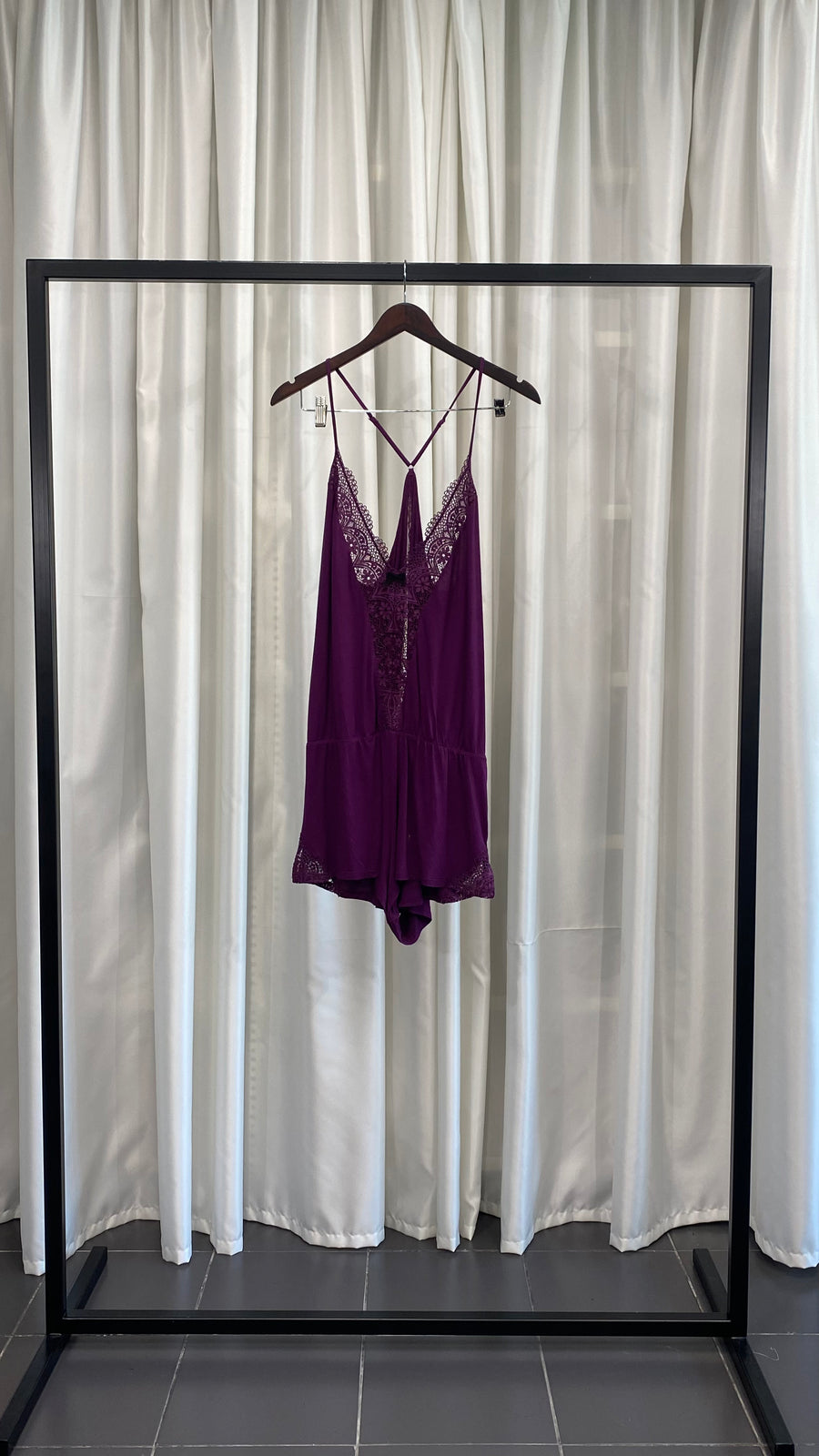Lace Sleepwear Jumpsuit