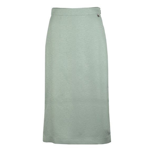 Print Textured Skirt