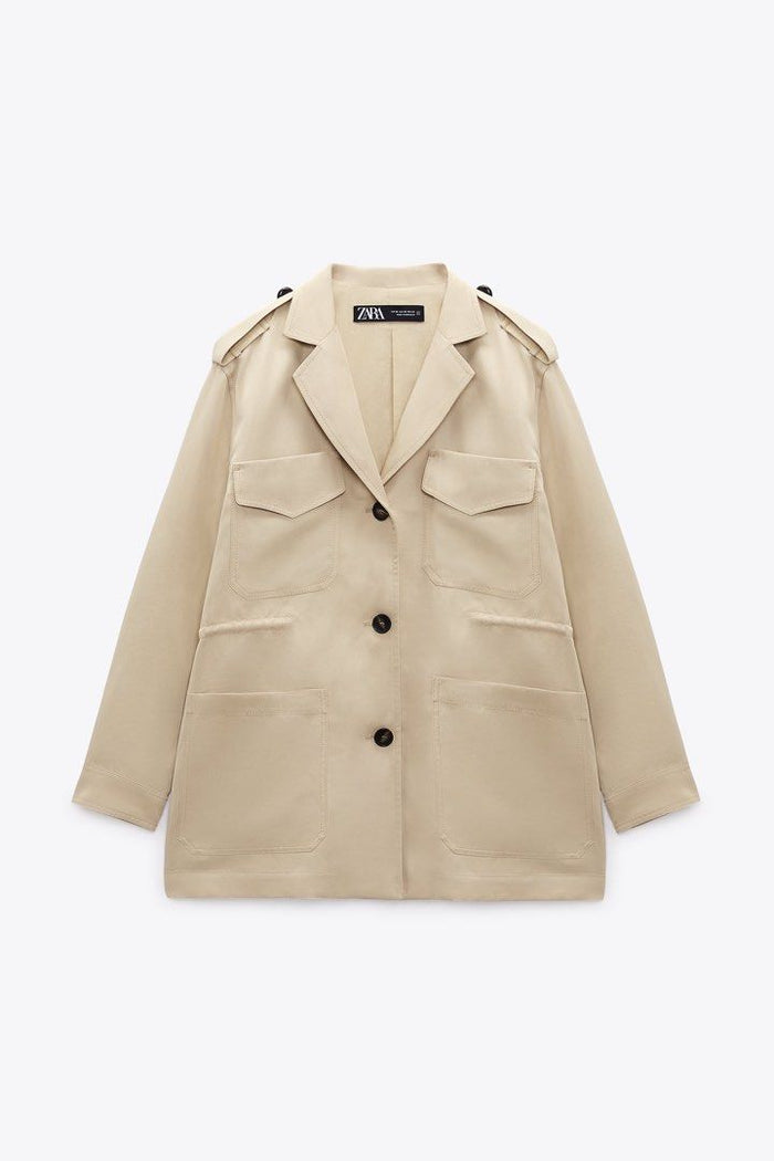 Patch Pockets Jacket