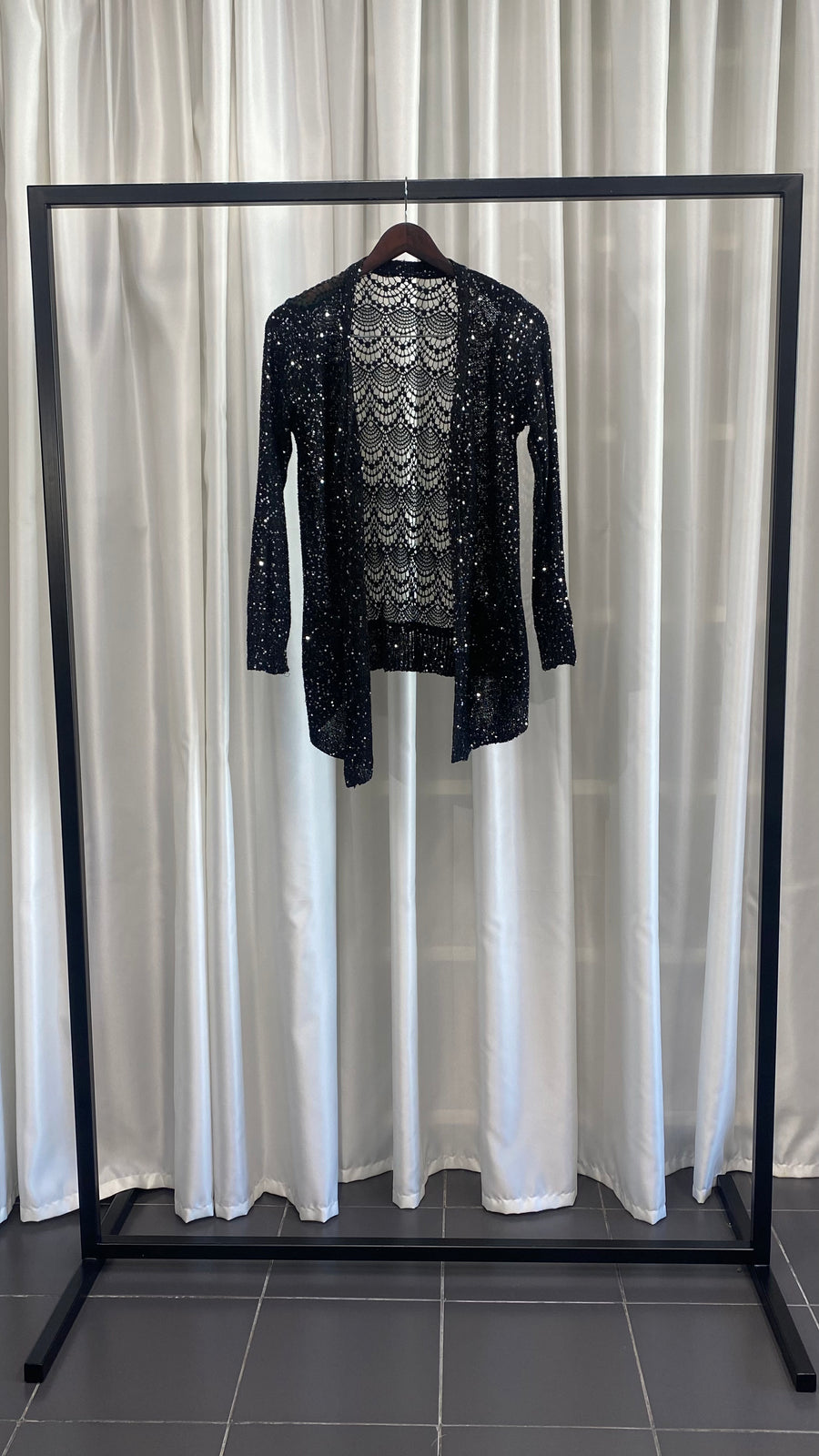 Lace And Sequin Cardigan