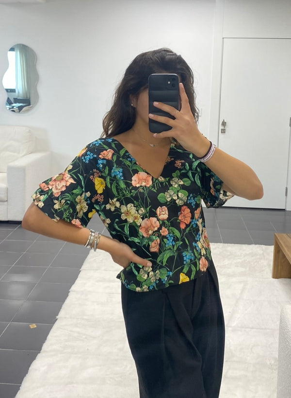 Floral Flowy Top