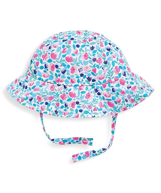 Flower Print Hat