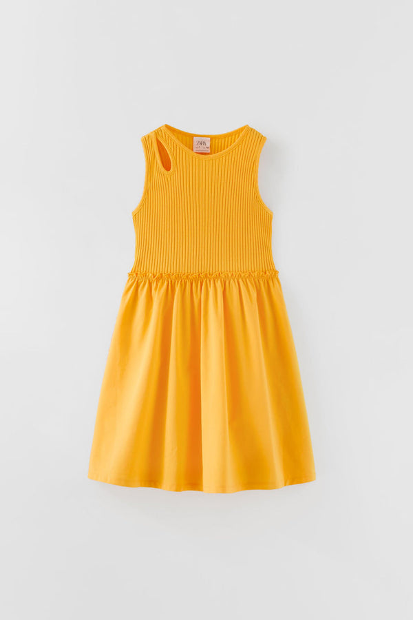 Yellow Wide Dress