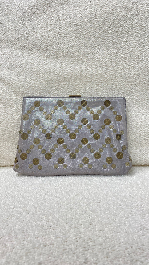 Silver Clutch Bag