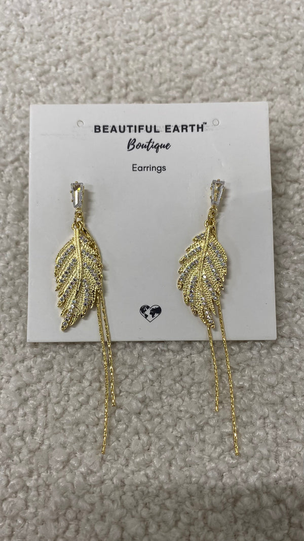 Leaf Design Earrings